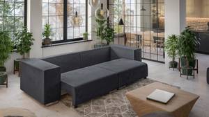 Big Sofa Tover mit Schlaffunktion Graphit