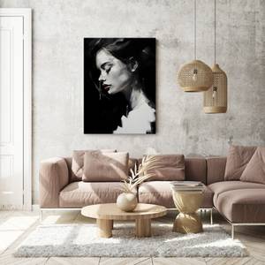 Tableau Canvas PORTRAIT Visage Peinture 40 x 50 x 50 cm