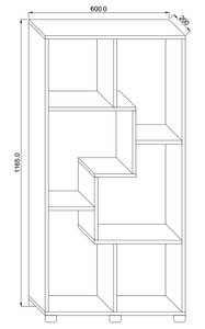 Kommode Pintal Braun - Holzwerkstoff - 62 x 117 x 20 cm