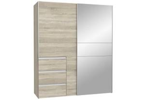 Kleiderschrank Vineam Lux Braun - Holzwerkstoff - 170 x 201 x 61 cm