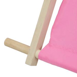 Tipi Zelt für Kinder Braun - Pink - Weiß - Holzwerkstoff - Textil - 120 x 92 x 86 cm