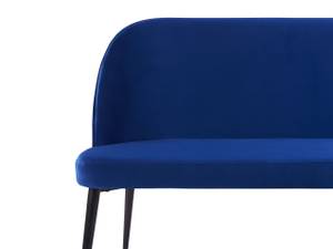 2-Sitzer Sofa OSBY Schwarz - Blau - Marineblau