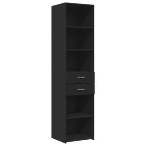 Highboard DE2740 Schwarz - Holzwerkstoff - 43 x 185 x 45 cm