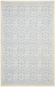 Teppich Marina Wolle - Pastellblau - 152 x 243 cm