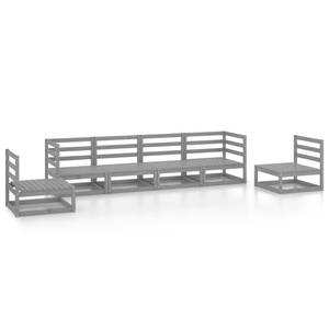 Garten-Lounge-Set (6-teilig) 3009895-1 Grau