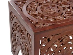 Table d'appoint SHUKUR Marron - Bois manufacturé - 40 x 42 x 40 cm