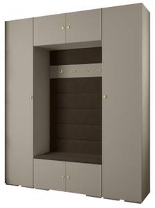 Garderobe Inova 2 Z13 Braun - Gold - Grau - Gold