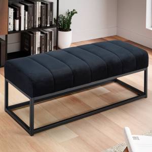 Sitzbank DEFINA Schwarz - Metall - 40 x 40 x 108 cm