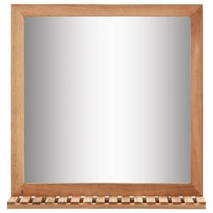 Miroir 247605 Marron - Bois massif - Bois/Imitation - 12 x 62 x 60 cm