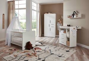 Babyzimmer Aliya 1 (5-teilig) Weiß - Holzwerkstoff