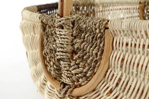 Aufbewahrungskorb BROWNREEDBIN Braun - Rattan - 31 x 19 x 49 cm