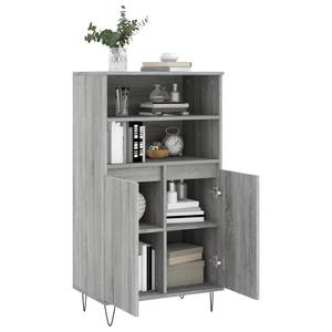 Highboard DE3906 Eiche Grau Dekor