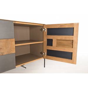 Buffet MADISON Grau - Holz teilmassiv - 45 x 78 x 167 cm