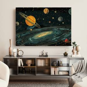 Bild Retro Planet XV 100 x 70 cm