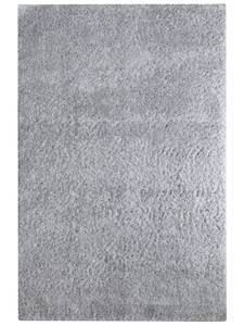 Hochflor-Teppich Vaasa Silber - 65 x 130 cm