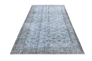 Tapis Ultra Vintage VI Bleu - Textile - 142 x 1 x 262 cm