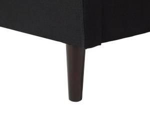 Doppelbett COLMAR Schwarz - Eiche Dunkel - Breite: 192 cm