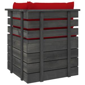 Gartensitzgruppe K5407(5-tlg) Rot - Massivholz - 72 x 65 x 70 cm