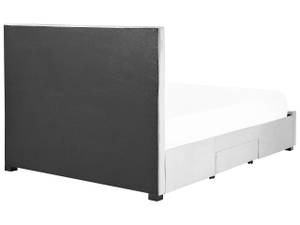 Doppelbett LIEVIN Grau - Hellgrau - Breite: 165 cm