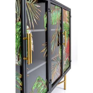 Sideboard Jungle Schwarz - Metall - 135 x 95 x 38 cm