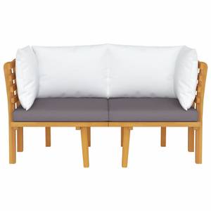 Gartensofa Grau - Massivholz - Holzart/Dekor - 65 x 65 x 130 cm