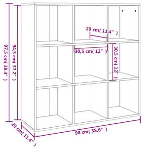 Armoire à livres 3001850 Gris lumineux