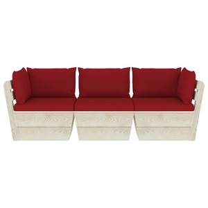 Palettensofa 3016490-2 Rot - Rotbraun