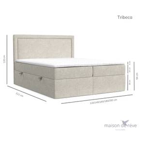 Boxspringbett Tribeca II Bonell Feder Breite: 140 cm