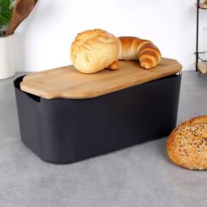 Brotkasten 259301 Schwarz - 19 x 12 x 33 cm