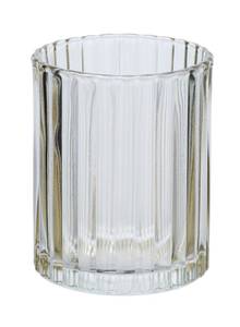 Zahnputzbecher VETRO aus Glas, WENKO Braun - Glas - 8 x 10 x 8 cm