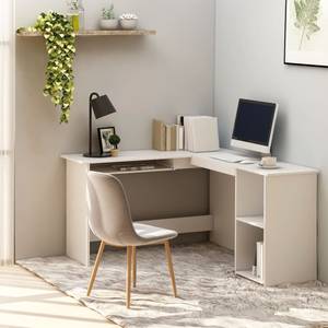 Bureau d'angle 3000152 Blanc - Bois manufacturé - 140 x 75 x 120 cm