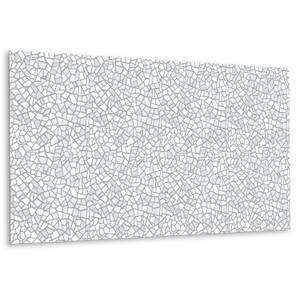 Selbstklebendes Wandpaneel Mosaik Grau - Kunststoff - 100 x 50 x 50 cm