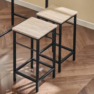 Table + 4 x Tabourets de Bar OGT11-N Bois