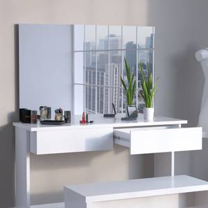 Schminktisch Azur mit Spiegel Weiß - Holzwerkstoff - 120 x 83 x 40 cm