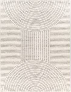 Tapis Modern ZAMBIA Gris - Matière plastique - Textile - 160 x 2 x 213 cm