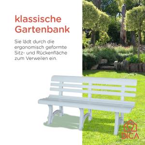 Bica Olimpia Gartenbank weiss Weiß