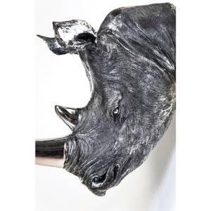 Deko Kopf Rhino Antique Grau - Kunststoff - Stein - 19 x 53 x 44 cm