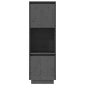 Highboard DE4619 Grau - Massivholz - 35 x 117 x 38 cm