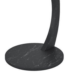 Table d’appoint Holeby ronde marbre noir Imitation marbre noir