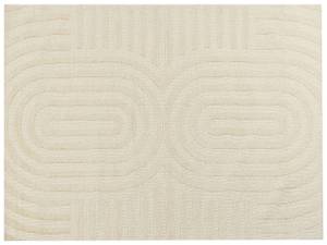 Teppich MASTUNG Beige - Weiß - Echtfell - 300 x 1 x 400 cm