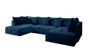 Ecksofa Calvani XXL Monolith 77 Blau