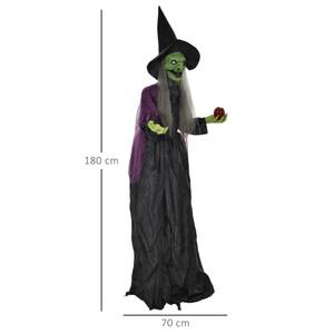 Halloween-Dekoration 844-873V00VT Schwarz - Textil - 18 x 180 x 70 cm