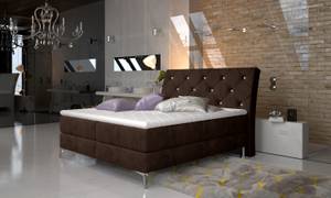 Box Spring Lit Locarno Marron