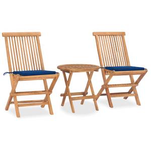 Gartenmöbel-Set Blau - Holz teilmassiv - 50 x 50 x 50 cm