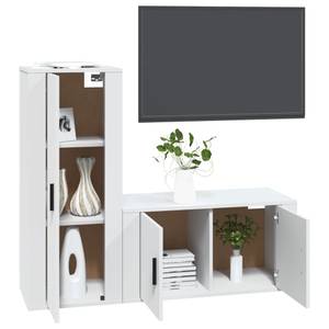 TV-Schrank 2er Set D704 Weiß