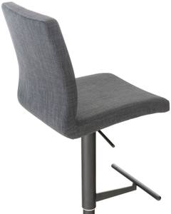 Tabouret de bar Cadiz Gris lava - Noir