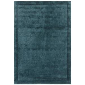 Tapis moderne laine et viscose SHINE Turquoise - 120 x 170 cm