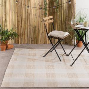 In- & Outdoor Teppich Ranch Checkerboard Beige - 80 x 150 cm