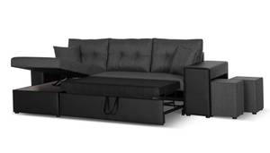 Ecksofa CALIFORNIA Glas Grau