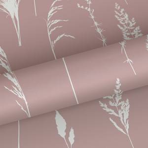 papier peint hierba de la pampa 7383 Rose foncé